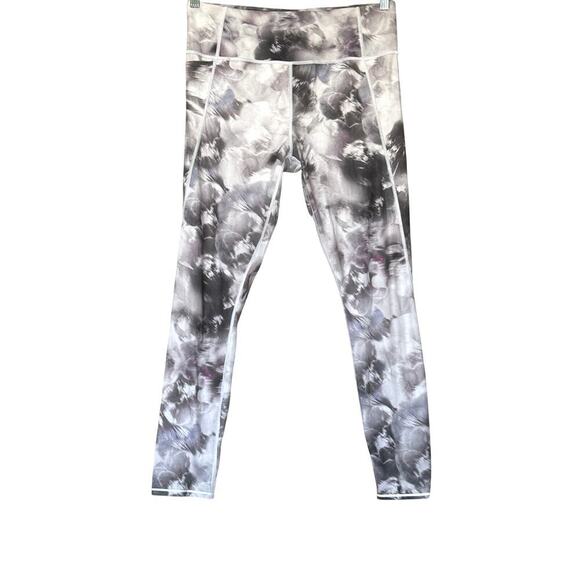 Athleta Run Free Winter Garden 7/8 Tight Gray Womens Size M 383959 - Picture 3 of 13